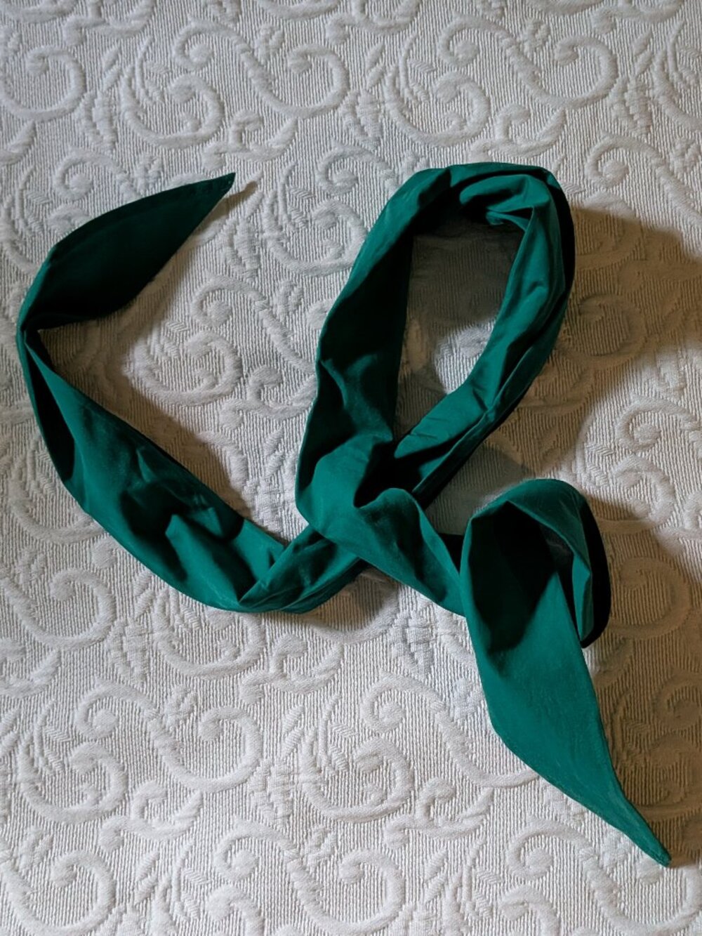 Dark Green J. Peterman Dress with Matching Belt - Picture 5 of 5